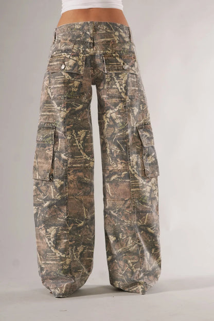 GLAM Unisex Camo Cargo Pants